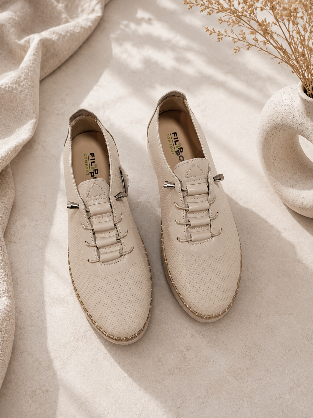 Filippo 7542 beige loafers