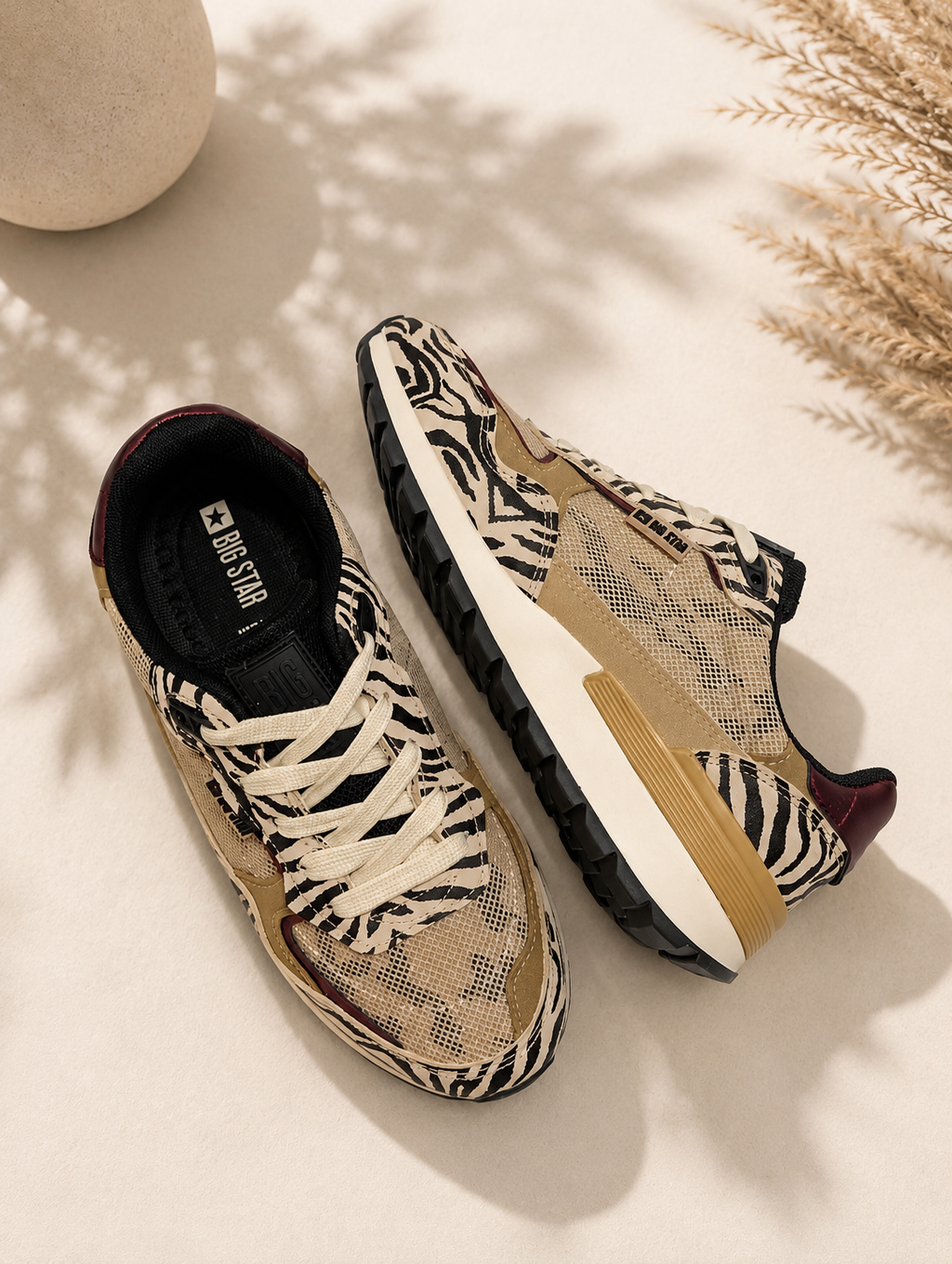 Big Star Tt274333 sneakersy zebra