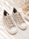 Big Star TT274384 beige slip-on sneakers