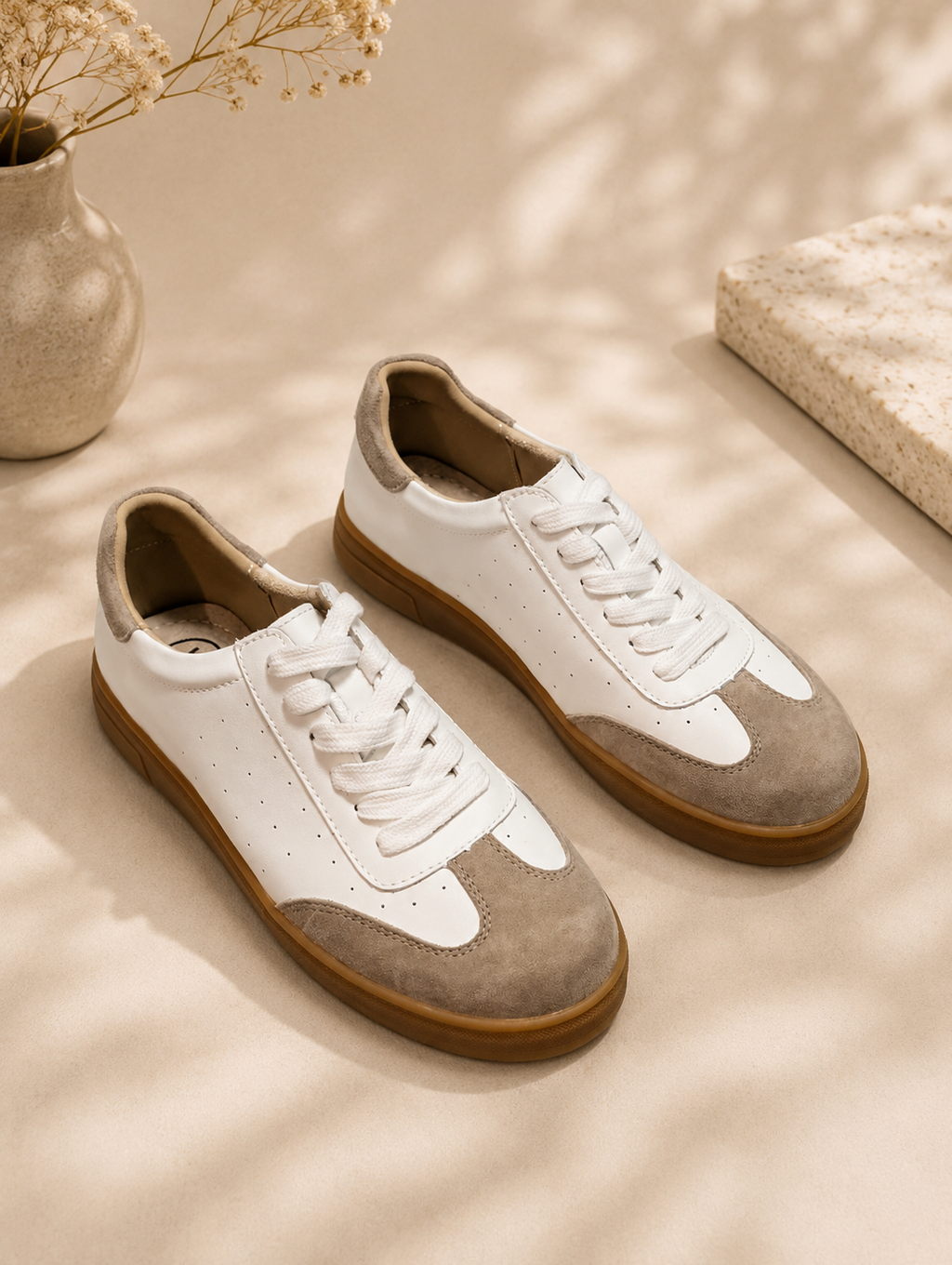 Sneakersy białe skórzane Filippo 6128