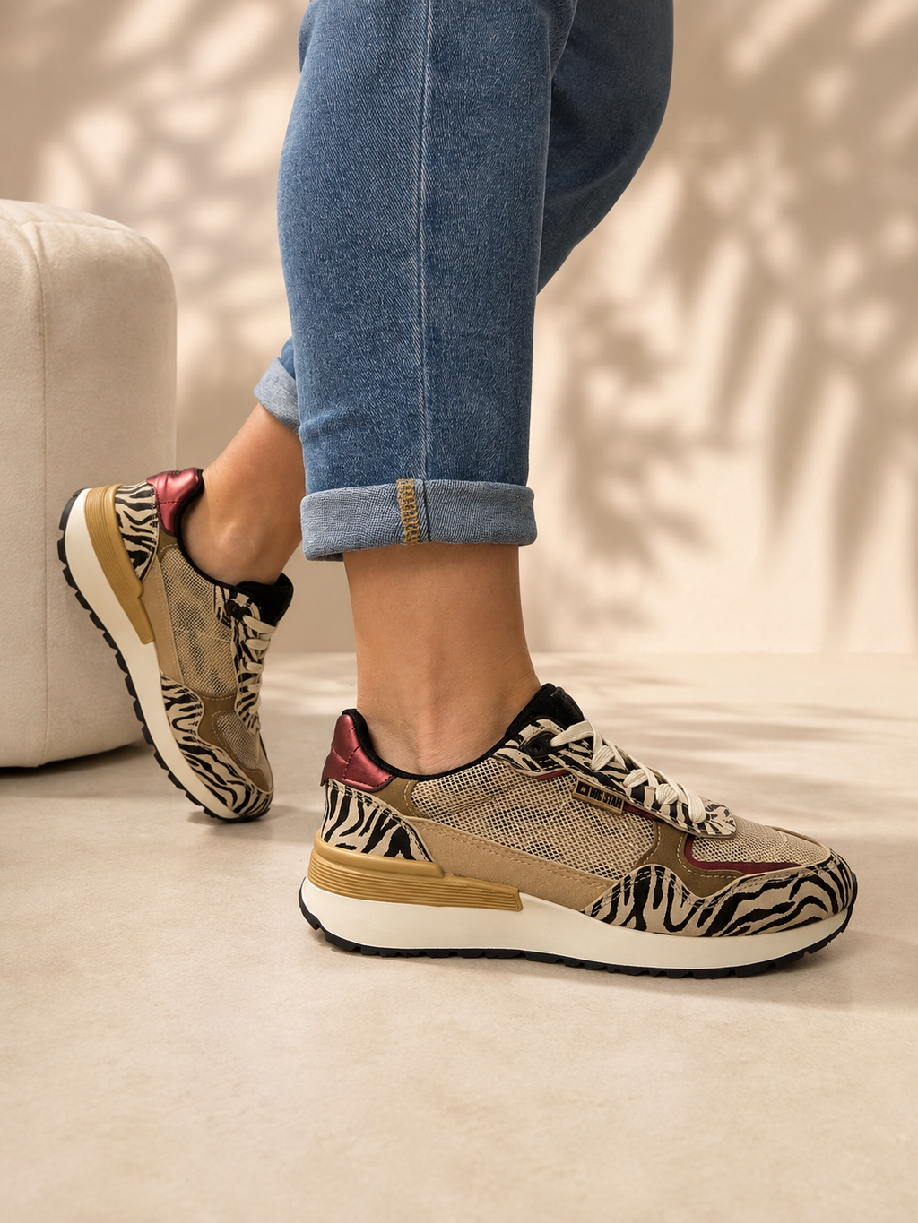 Big Star Tt274333 sneakersy zebra