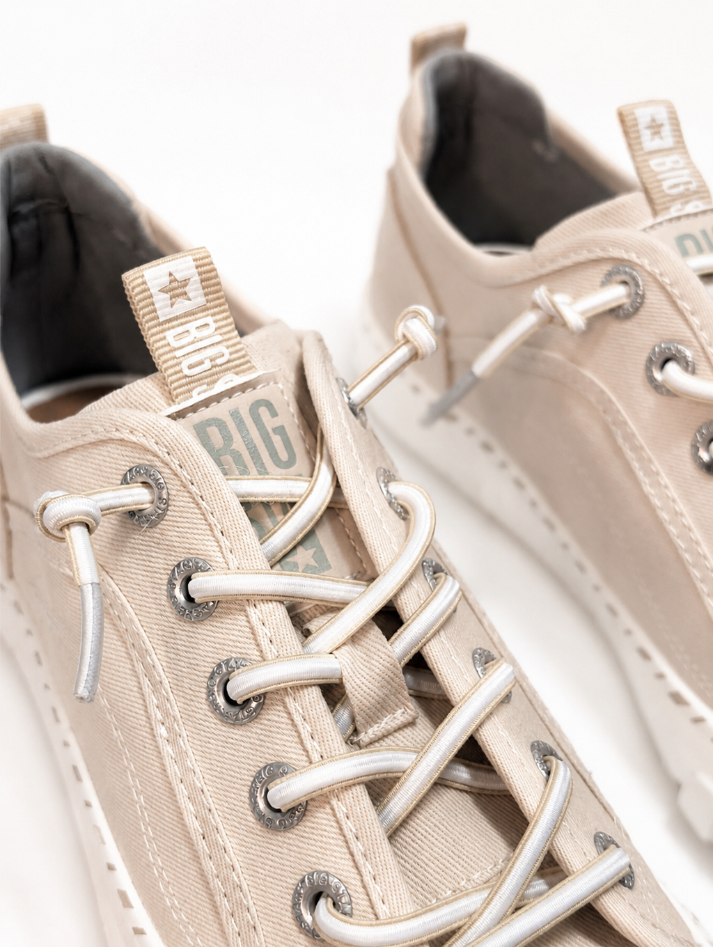Big Star TT274384 beige slip-on sneakers