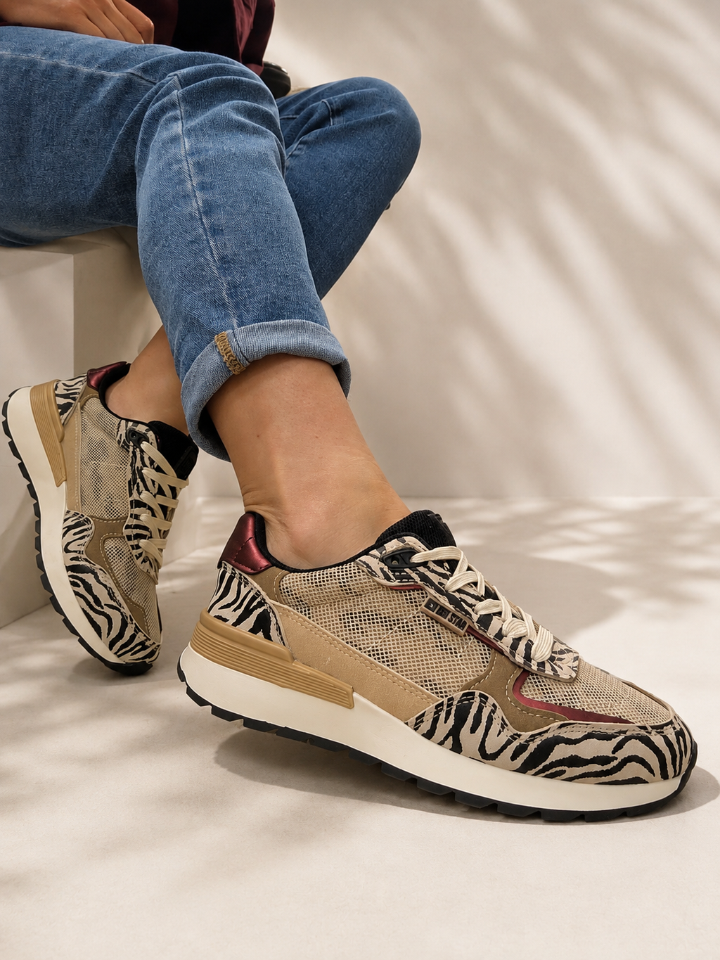Big Star Tt274333 sneakersy zebra
